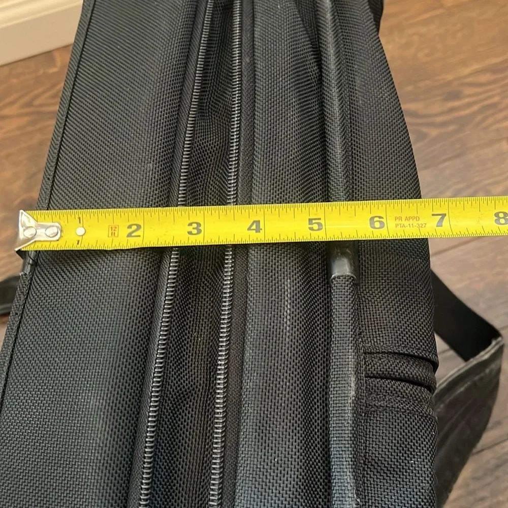 TUMI Alpha Ballistic Nylon Expandable Multipurpose Travel Bag Black briefcase